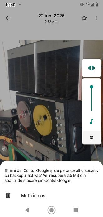 Magnetofon Philips 4408 cu boxe,functional