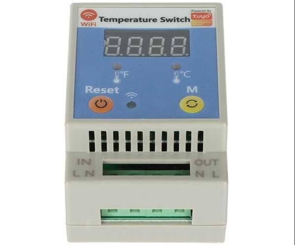 Tuya Smartlife WiFi термостат за DIN шина с термодатчик - 20А 4000kw