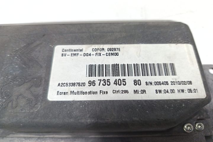 Display navigatie 9673540580 Citroen C5 a 2-a generatie