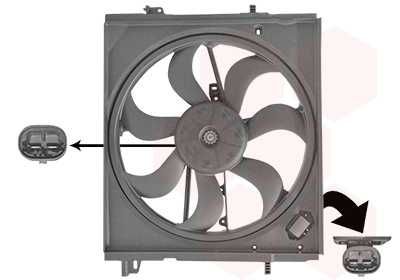 Electroventilator radiator NOU Nissan Qashqai J11 Renault Koleos