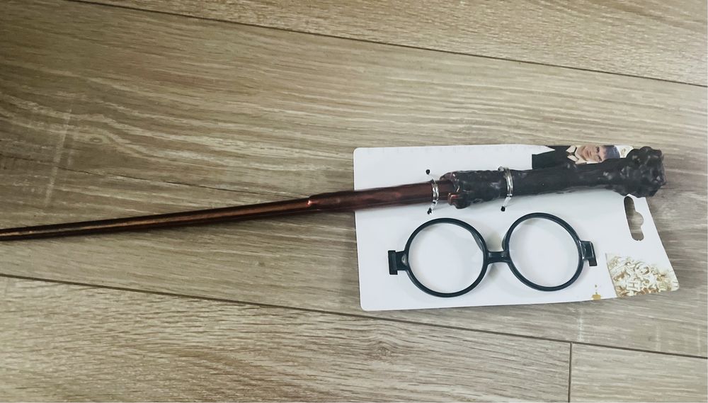 Набор волшебника Гарри Поттера очки и палочка