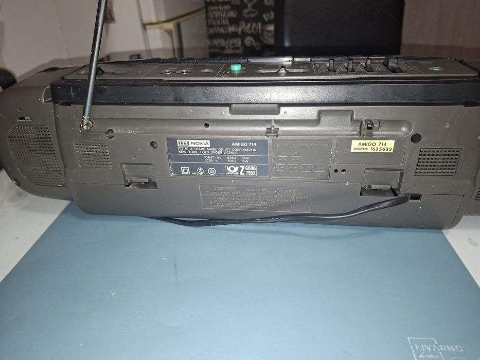 ITT Nokia Amigo 714, Radiocasetofon de colecție, dublu deck, egalizator, radio 4 benzi