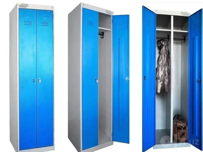 Шкаф метал. краш. 2х дверный 780х345х1450