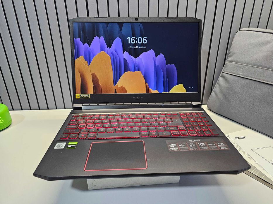 ПРОДАМ NITRO AN/515 Игровой Ноутбук Core™i5-10300H/8GB/256SSD/GTX1650.
