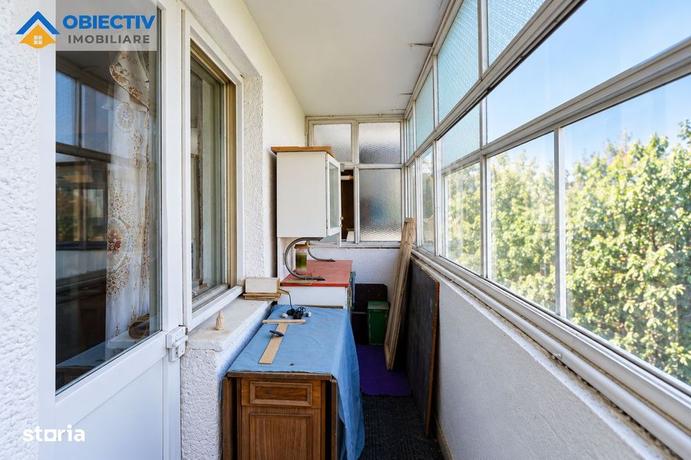 Apartament 3 camere/ 2 balcoane + boxa CENTRU Dioda