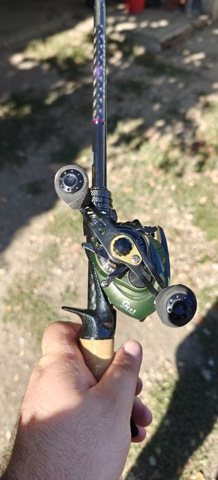 Combo lanseta PureLure Sharpen + mulineta baitcasting Heweiu