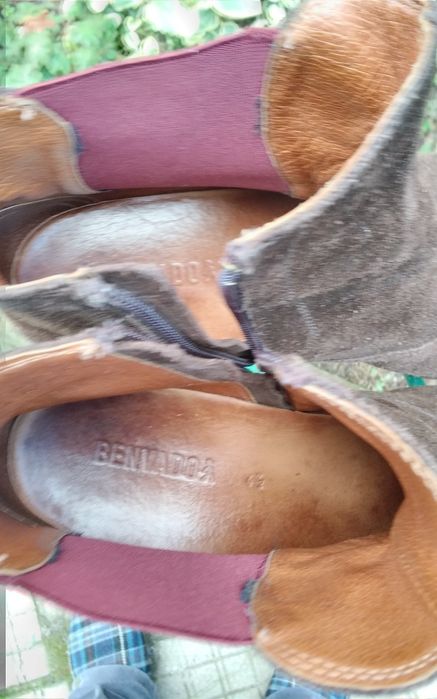 Боти ,естествена  кожа