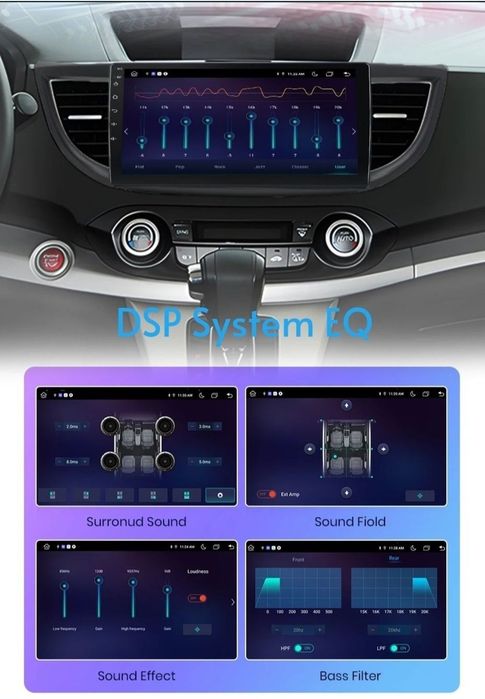 Navigatie Android dedicata HONDA CRV (2012-2016).