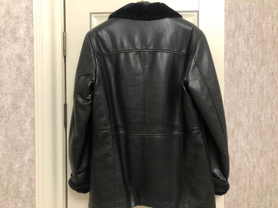 Кожаная дублёнка