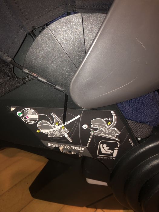 Scoica/scaun auto si geanta Stokke