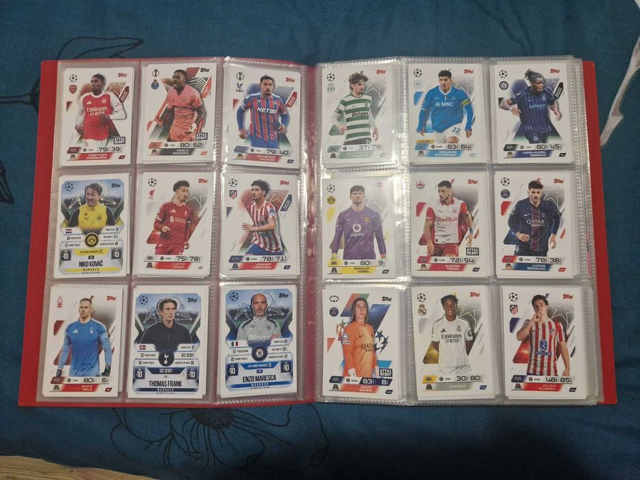 Vand 396 de cartonase match attax si topps