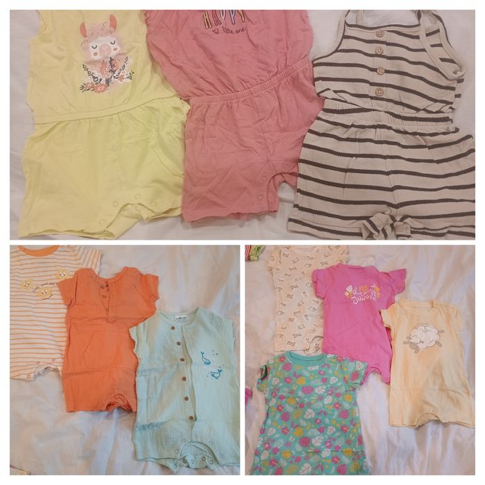 Лот летни дрешки за момиче размер 74