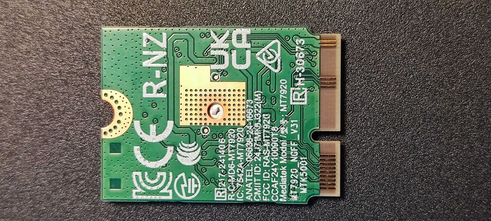 Placa WiFi / Bluetooth laptop - MediaTek MT7920