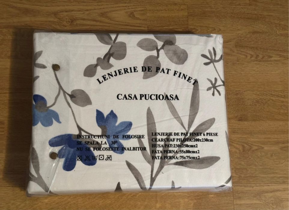 Lenjerie pat finet - Casa Pucioasa
