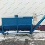 Amestecator orizontal 1000 l cu snec de descarcare NOU Garantie 24 luni Livrare rapida
