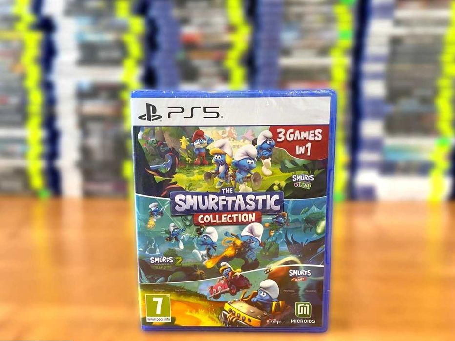 Новый The Smurftastic Collection (3 games in 1) PS5/ Детские Пс5