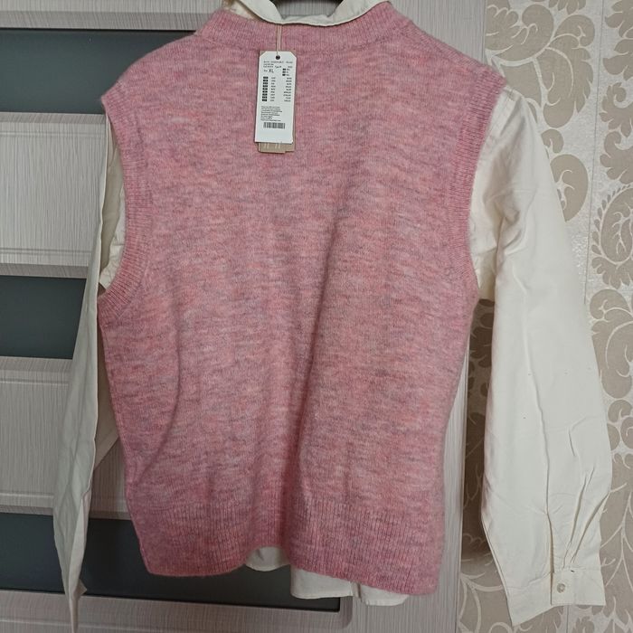 Комплект риза и пуловер без ръкав Tom Tailor