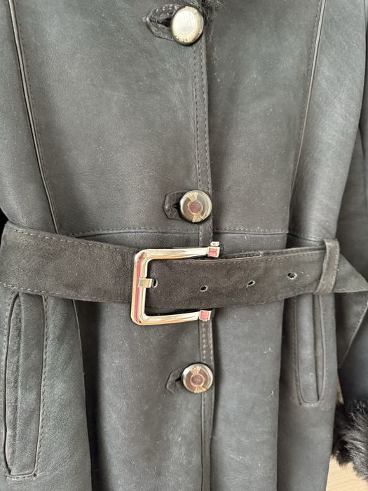 Cojoc piele cu blana naturala S Vesa