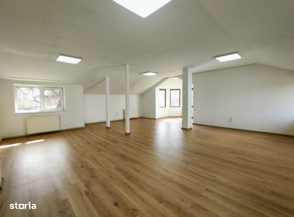 Spatiu comercial 120 mp – compartimentat | ideal birouri/cabinet | d