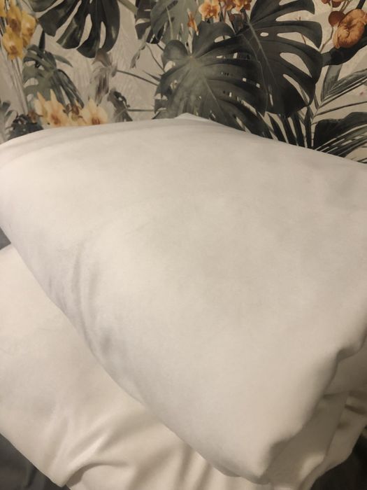 Draperie catifea alb perlat 5m