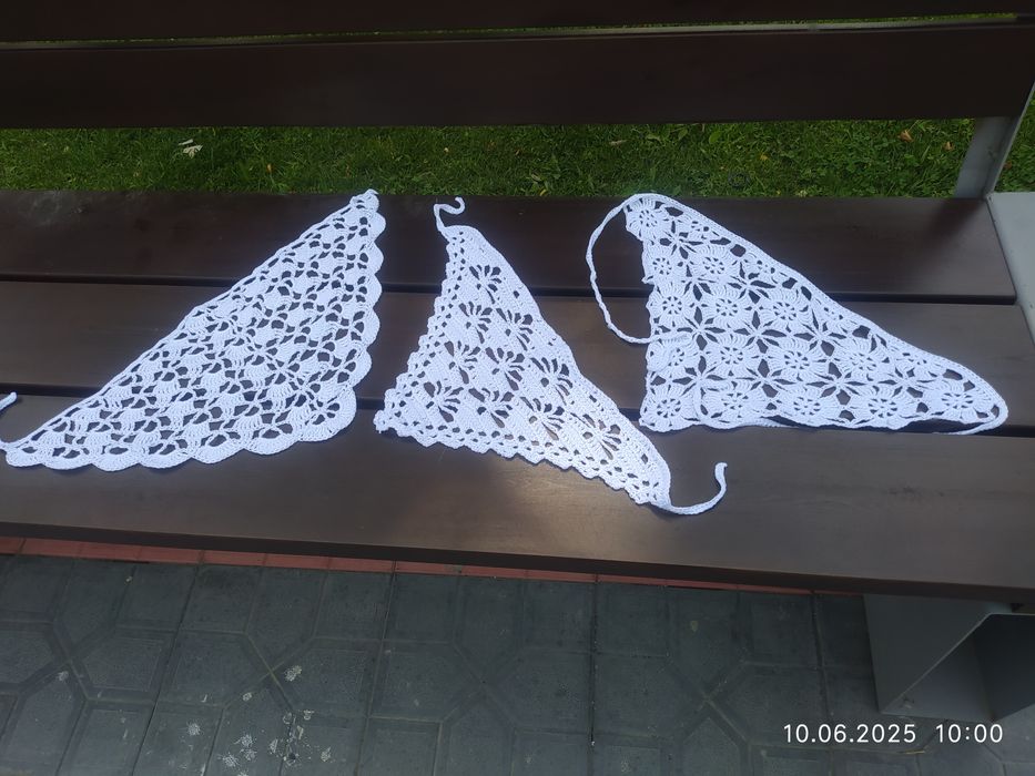 Трендовые вязанные косынки ручной работы