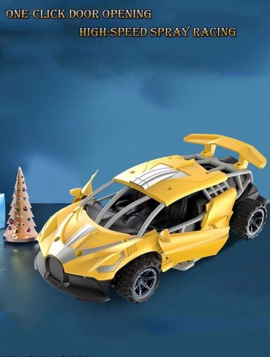 Най-новата кола с дистанционно управление с функция за пръскане,