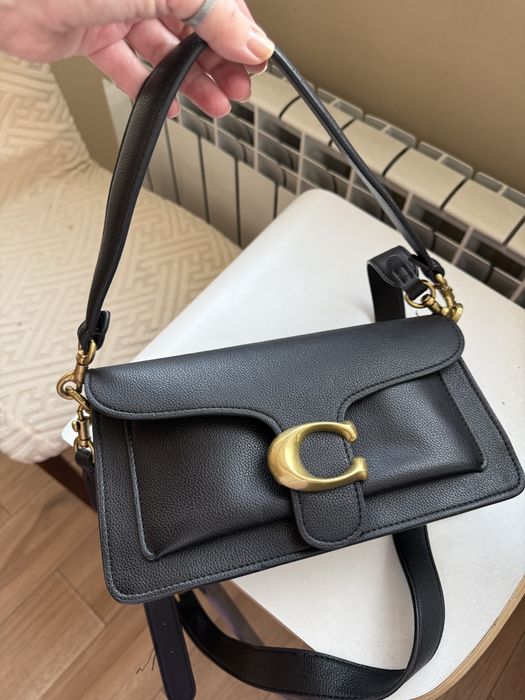 Сумка COACH б/у черная