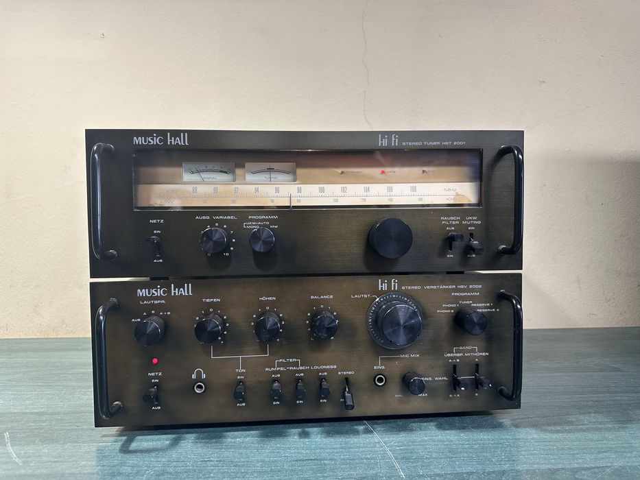 Винтидж  Усилвател Music Hall HSV 2002 + Тунер HST 2001