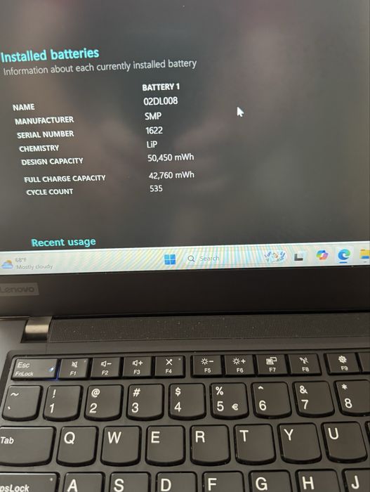 Lenovo ThinkPad T490 i7 16/32GB / 512GB