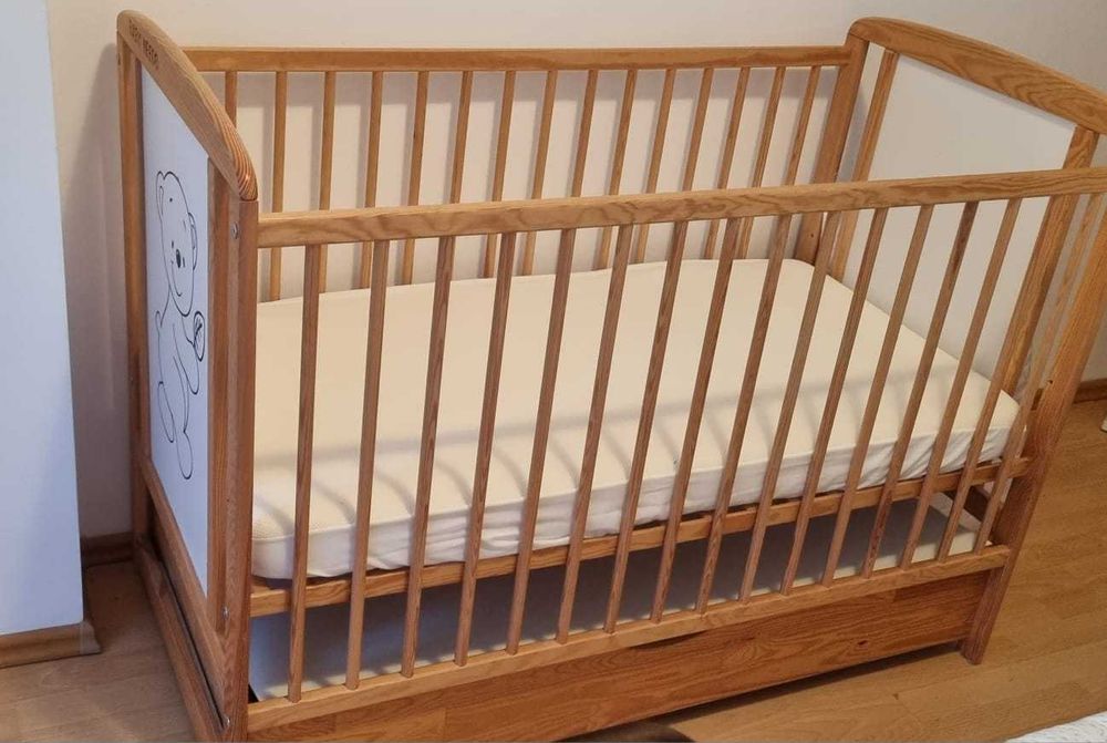 Patut lemn BabyNeeds Timmi 120*60 cm stare buna
