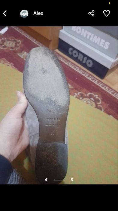 Cizme piele intoarsa 38 rizzo cisme cizme antilopa 38