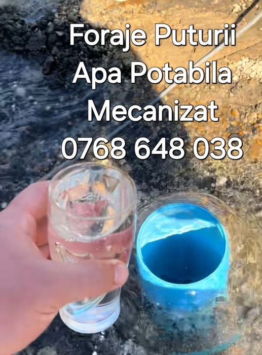 Foraje Puturii Apa Mecanizat- Profesional