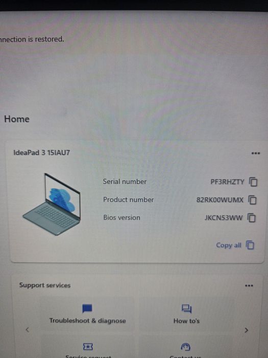 I3 1215U 8GB DDR4 SSD 120GB