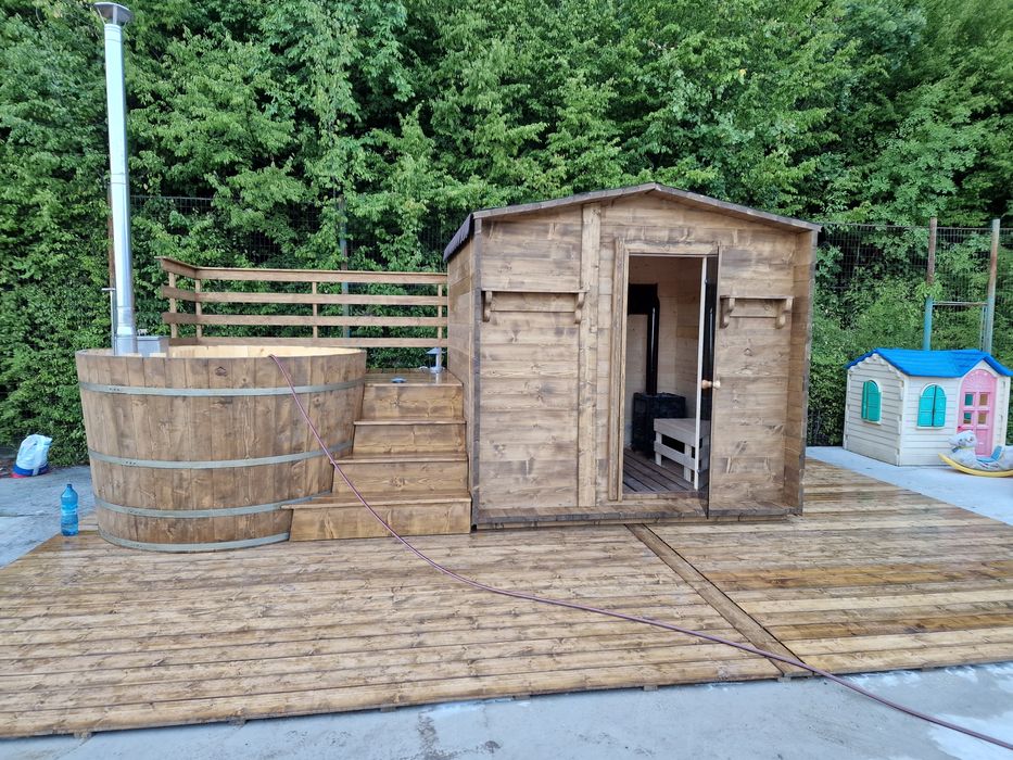 Soba incalzitor pe lemn sauna rotund sau rectangulara 4mm tabla