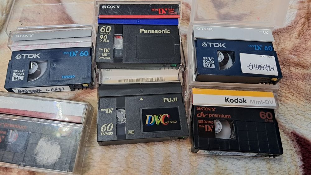 Lot casete Video8 MP, miniDV