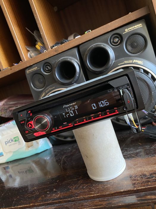 Pioneer deh-s320bt -НОВ МОДЕЛ -BLUETOOTH, USB, Aux, радио плеър cd сд