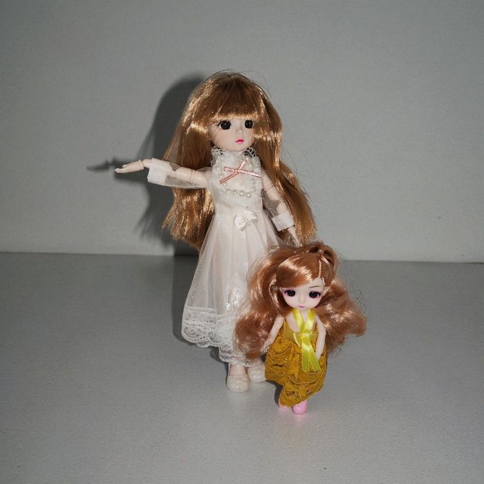 Păpuși Articulate Set "Mamă și Fiică" (30 cm)