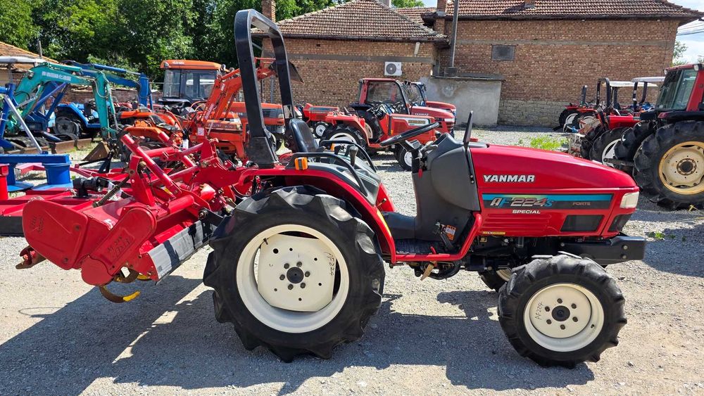 Японски трактор Yanmar AF224S с фреза, 24 кс, 4x4, АграБГ Джолев