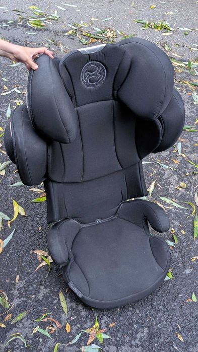 Scaun auto Cybex Solution Z i-Fix Plus, 100-150 cm (3-12 ani), negru