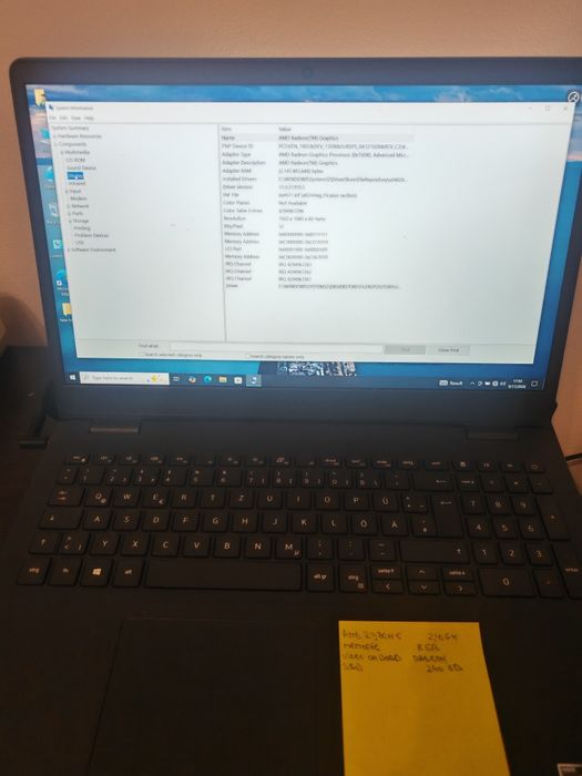 Dell Inspiron 3505 ,AMD RYZEN 5,15,6 inch