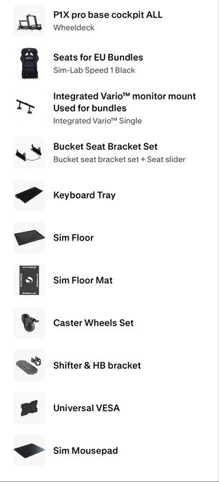 Moza Racing Set + Simulator cockpit от Sim-Labs