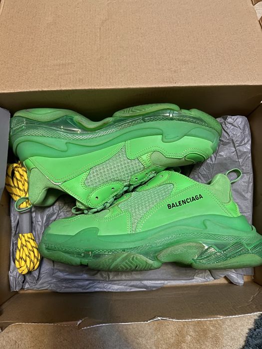 Balenciaga triple s green marimea 43