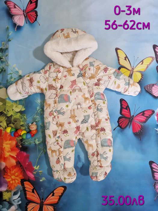 Размер от 0-3 месеца 56-62см за момиче