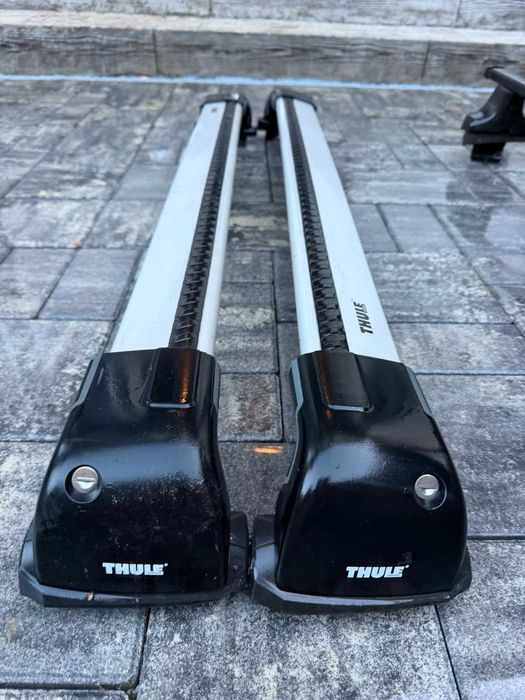 Bare transversale Thule Evo Fixpoint Wingbar Edge pentru BMW 5-Series 4 usi Sedan, model 2010 - 2017 ,Sistem cu prindere in puncte fixe