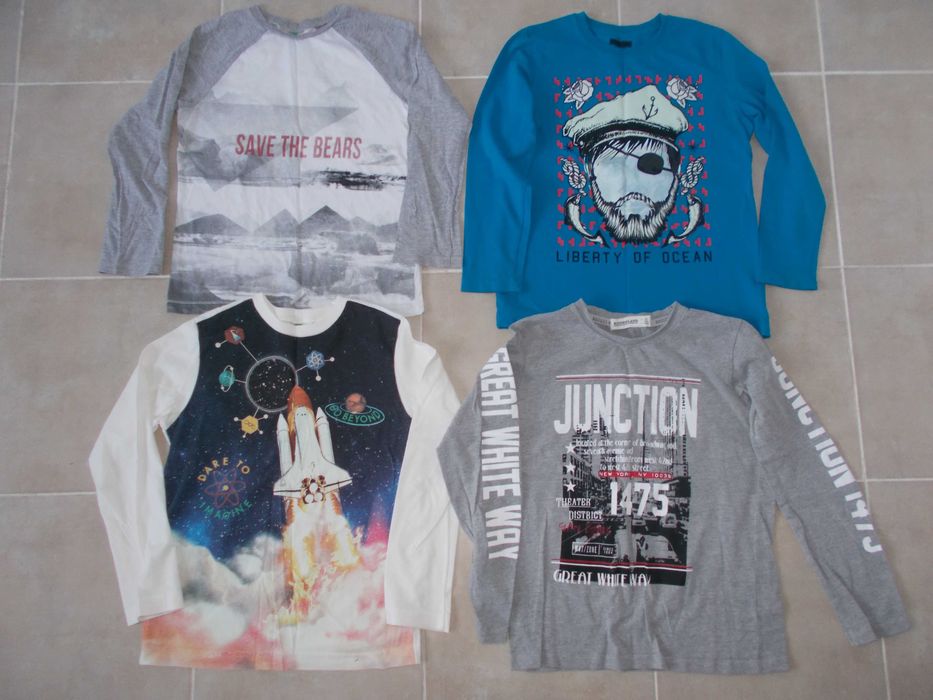 блузи с дълъг ръкав за момче 9-10 години