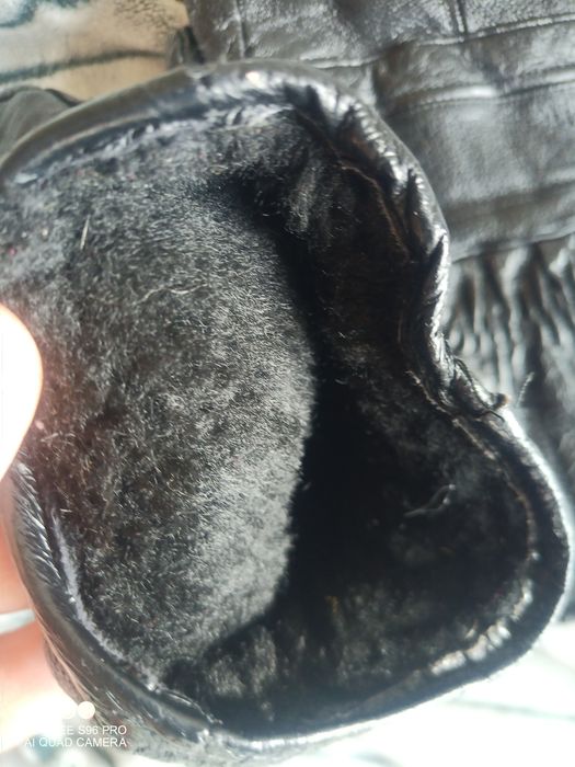 Мъжки дебели кожени ръкавици като нови