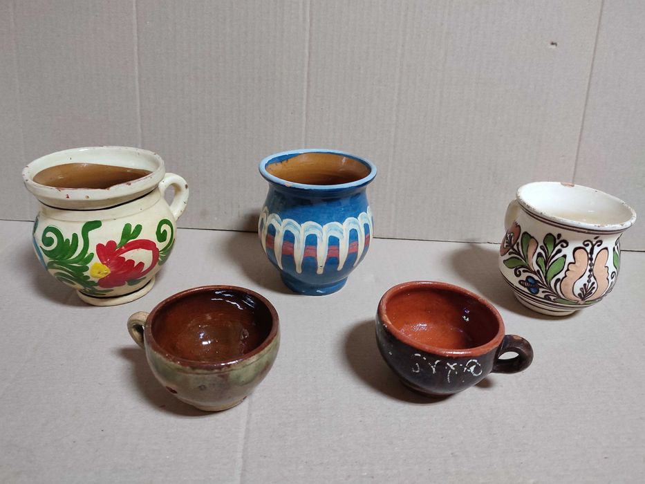 Cani/cesti/castroane - ceramica populara
