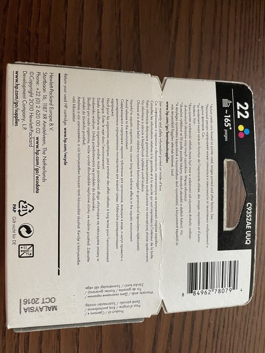 Cartus Color HP 22 C9352AE UUQ Sigilat