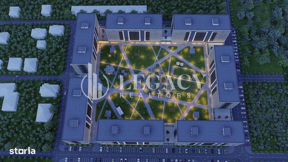 Apartament 2 camere, tip 1A, 1B, 8A, 8B - Copou Garden Residence