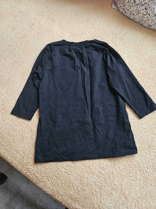 Дамска блуза на Pause jeans три- четвърт ръкав в черно